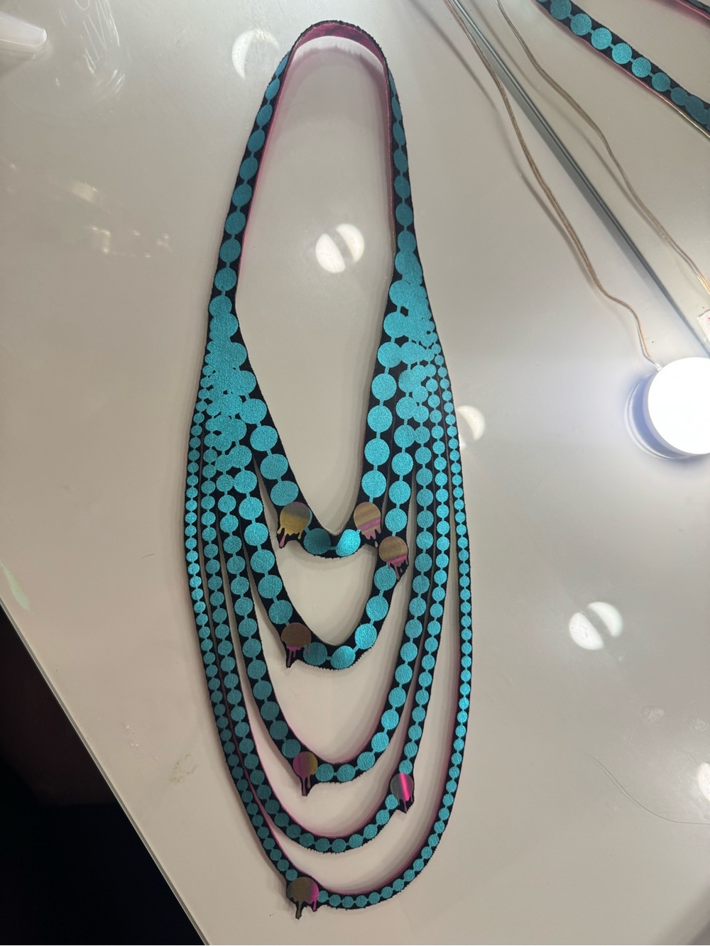 ULIRAPP Statement Turquoise Necklace -